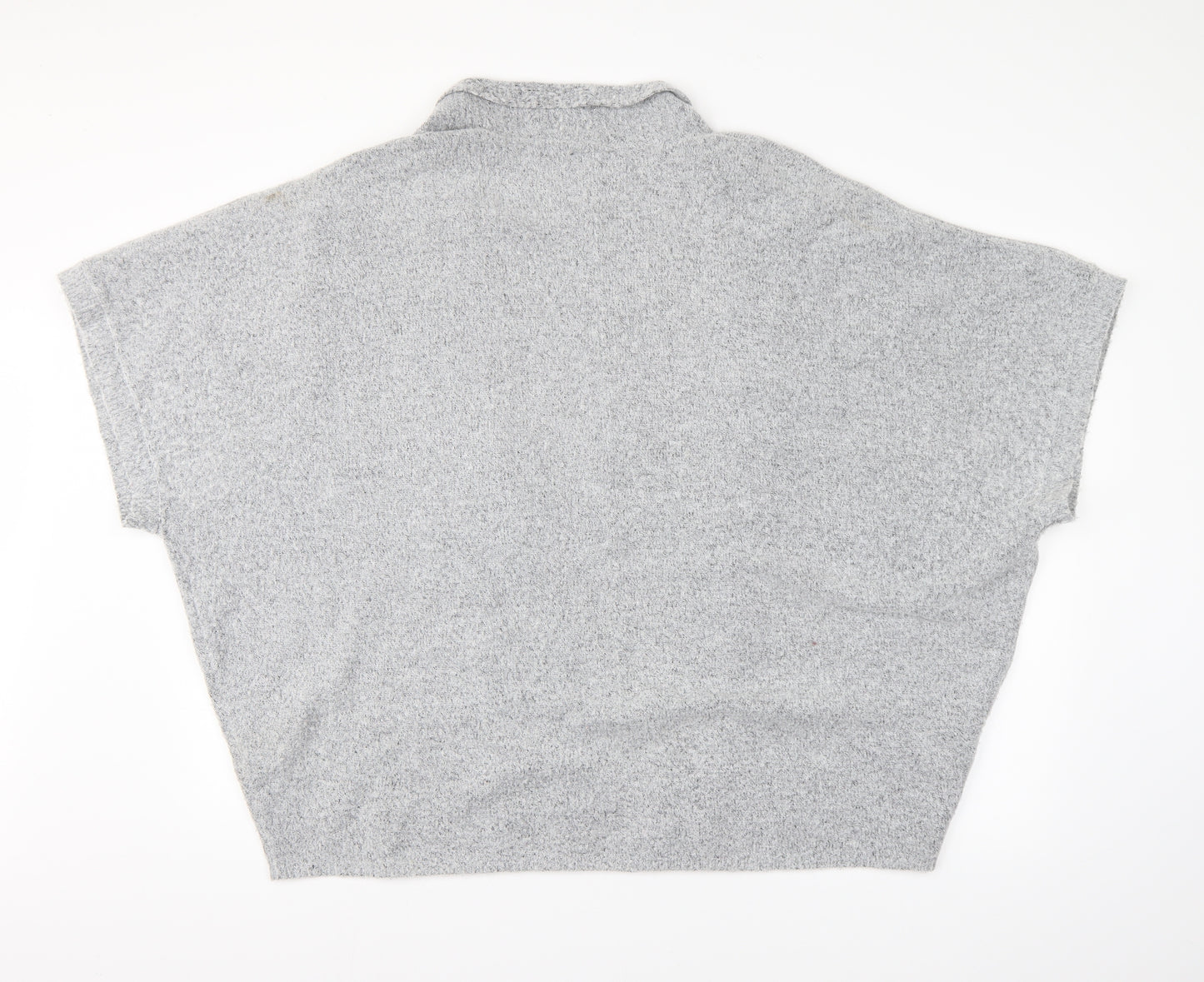 Preworn Womens Grey   Wrap Jumper One Size