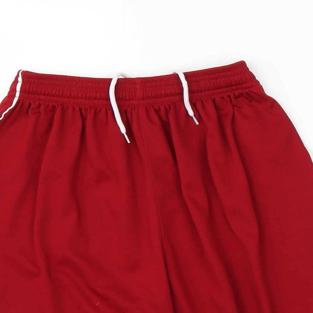 Preworn Mens Red   Athletic Shorts