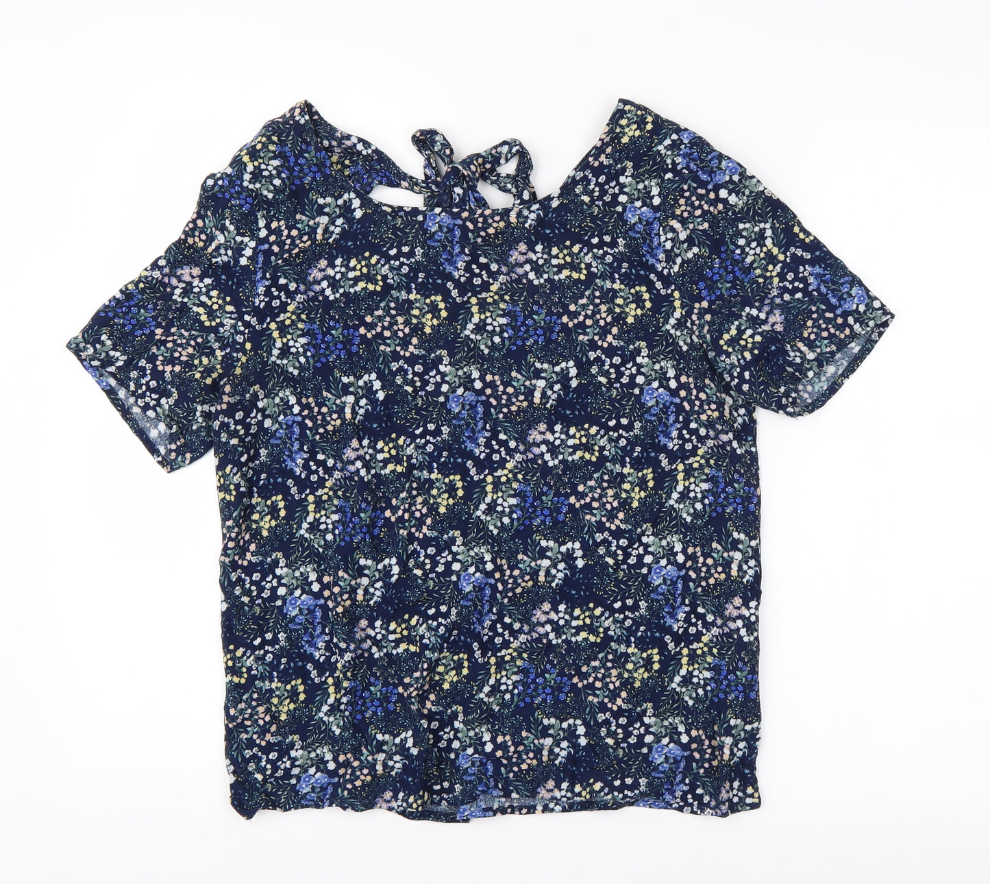 VILA Womens Multicoloured Floral  Basic Blouse Size 12