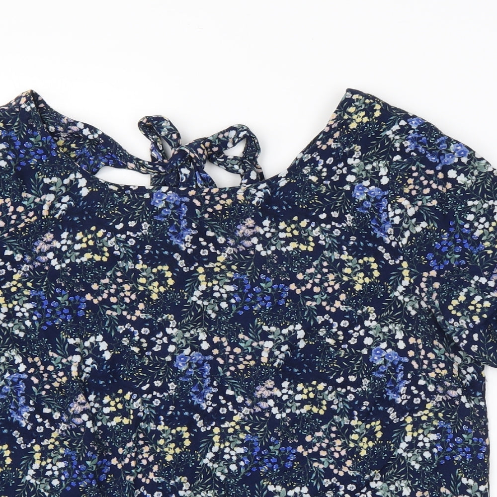 VILA Womens Multicoloured Floral  Basic Blouse Size 12
