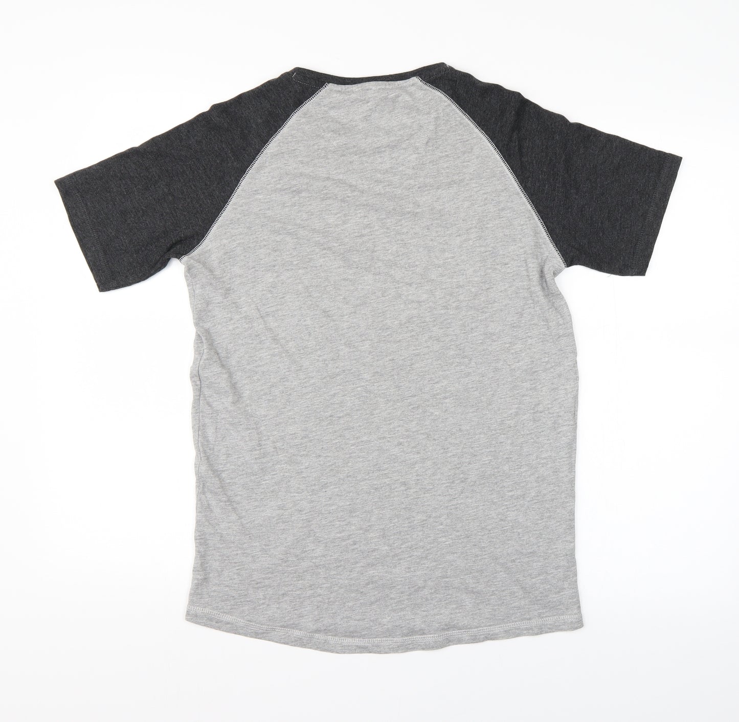 Fluid Mens Grey    T-Shirt Size S