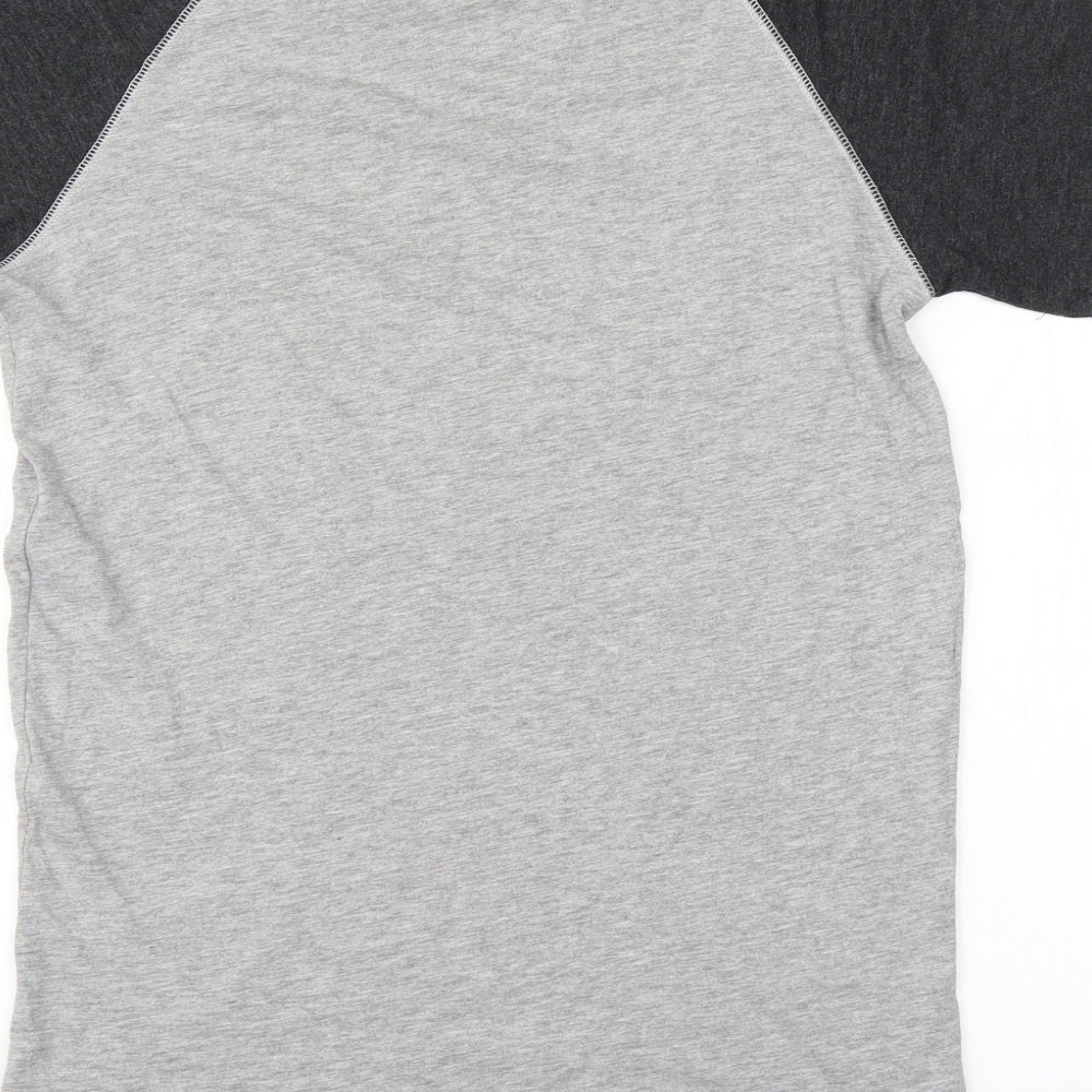 Fluid Mens Grey    T-Shirt Size S