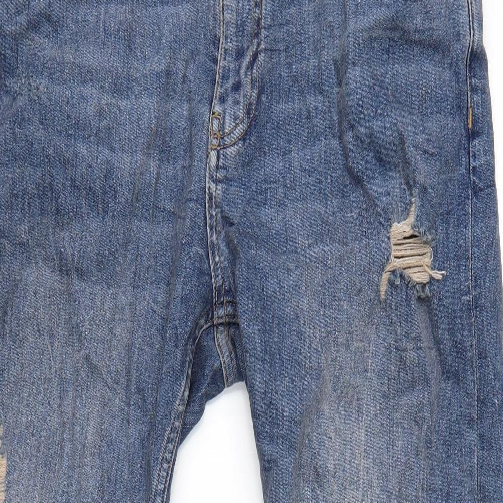 Pull&Bear Mens Blue   Straight Jeans Size 18 L30 in