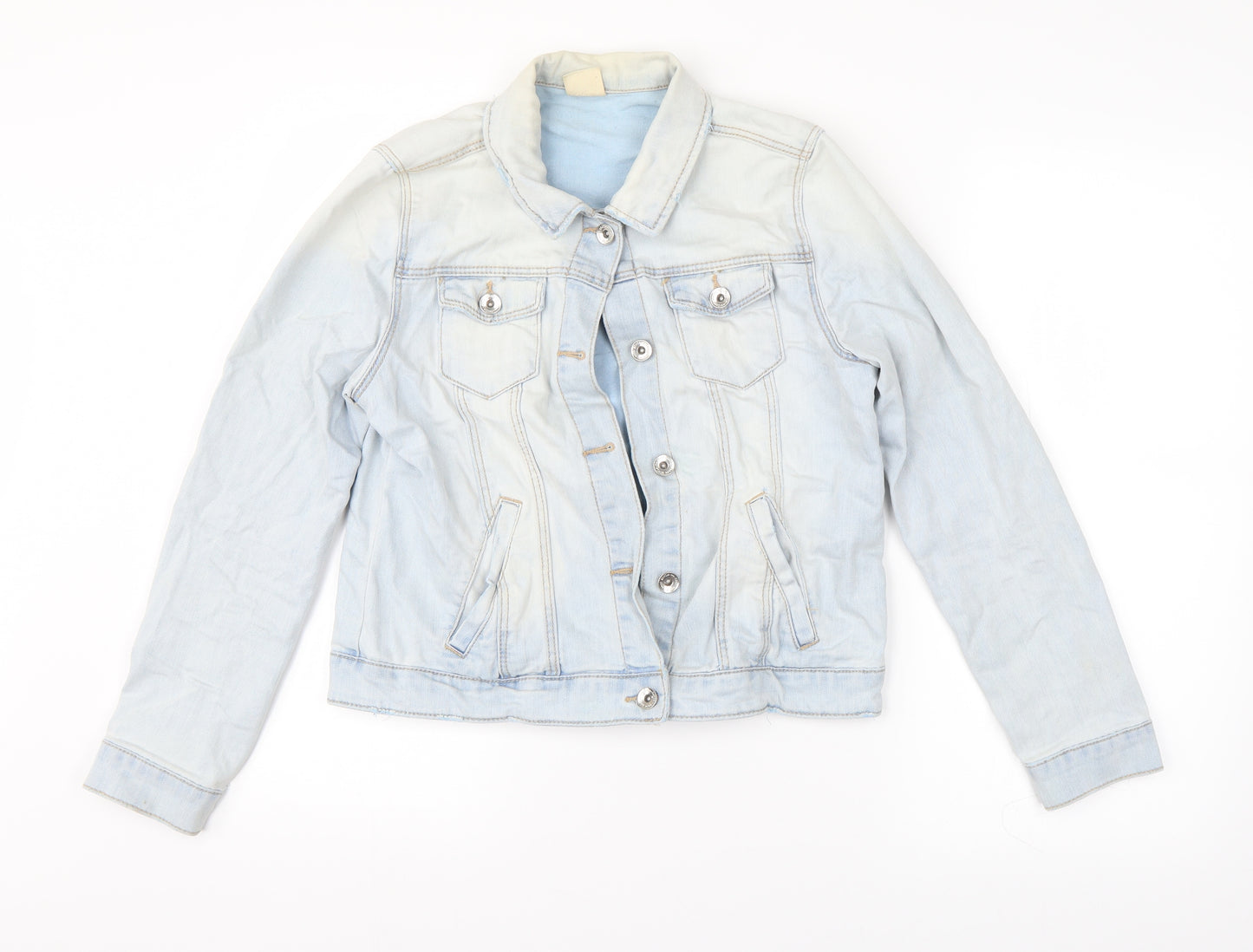 Zara Girls Blue   Jacket  Size 13-14 Years  - Denim Jacket