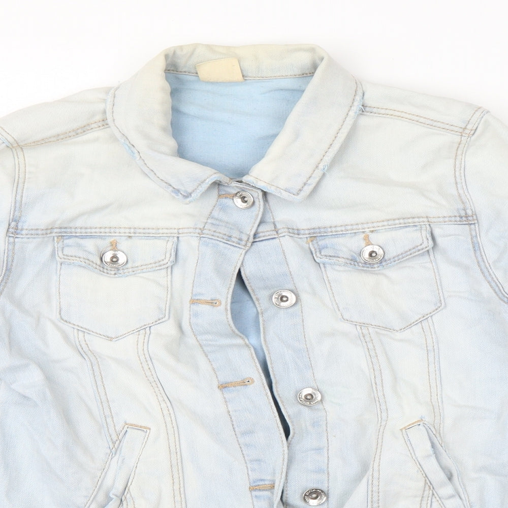 Zara Girls Blue   Jacket  Size 13-14 Years  - Denim Jacket