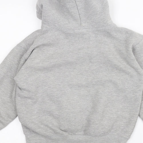 Preworn Girls Grey   Pullover Hoodie Size L