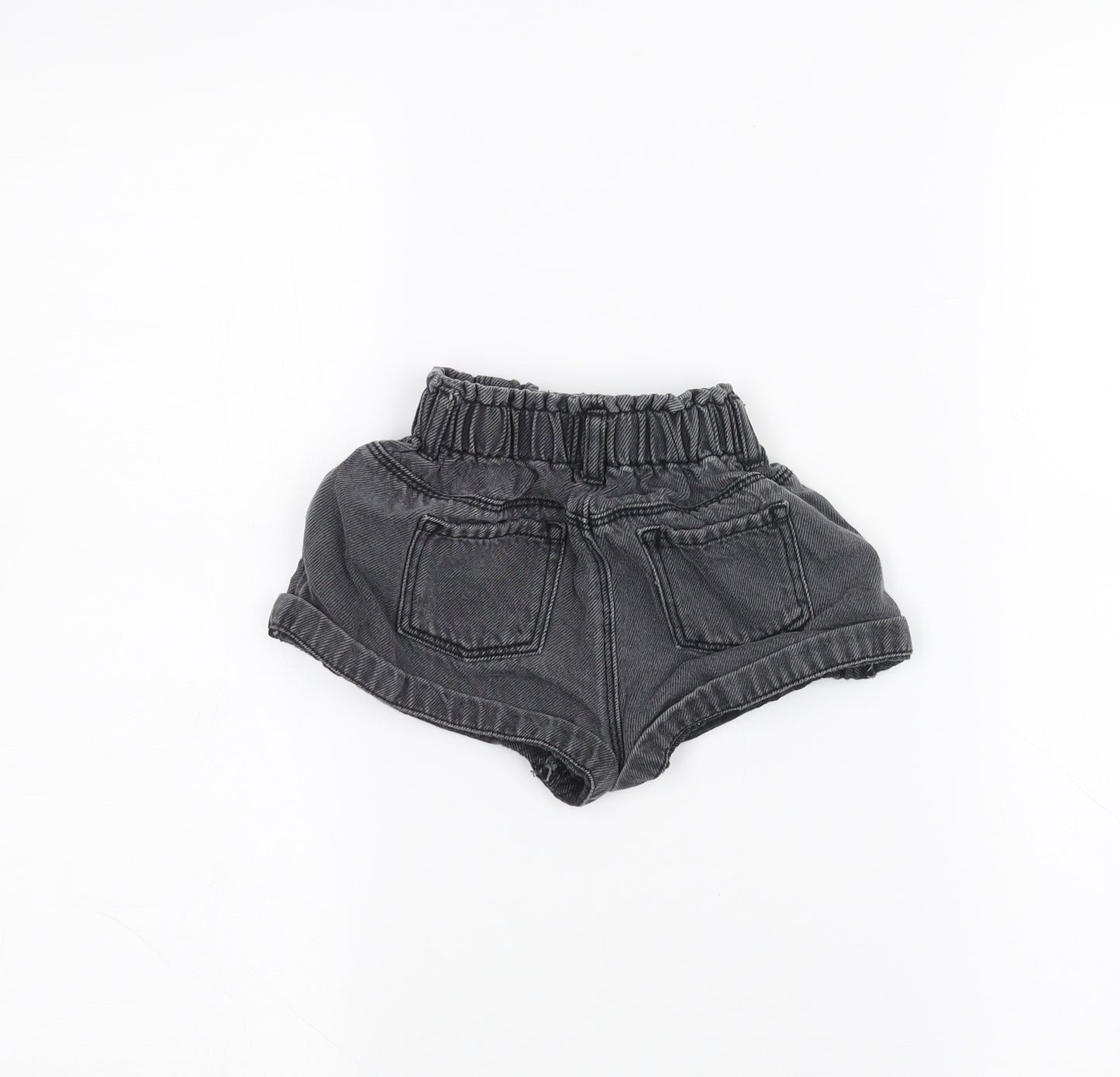 Zara Girls Black   Chino Shorts Size 2-3 Years