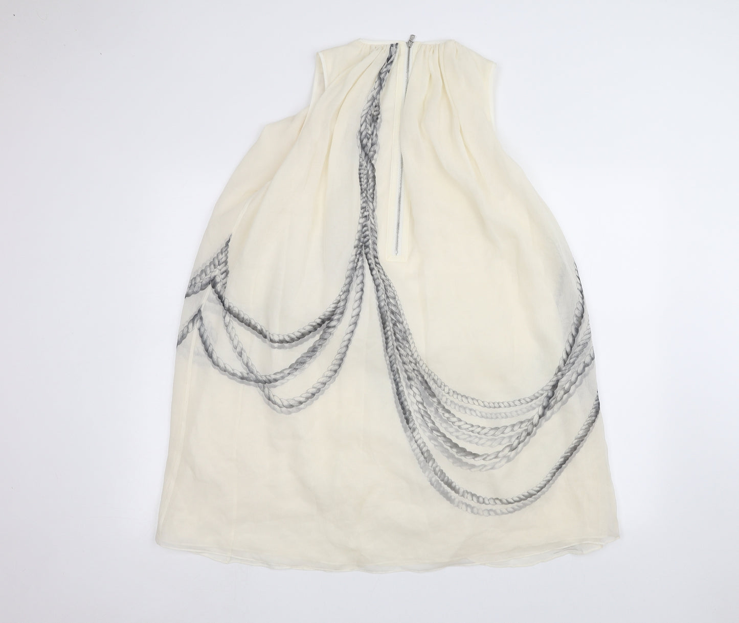 Adam Womens White   Basic Blouse Size 6