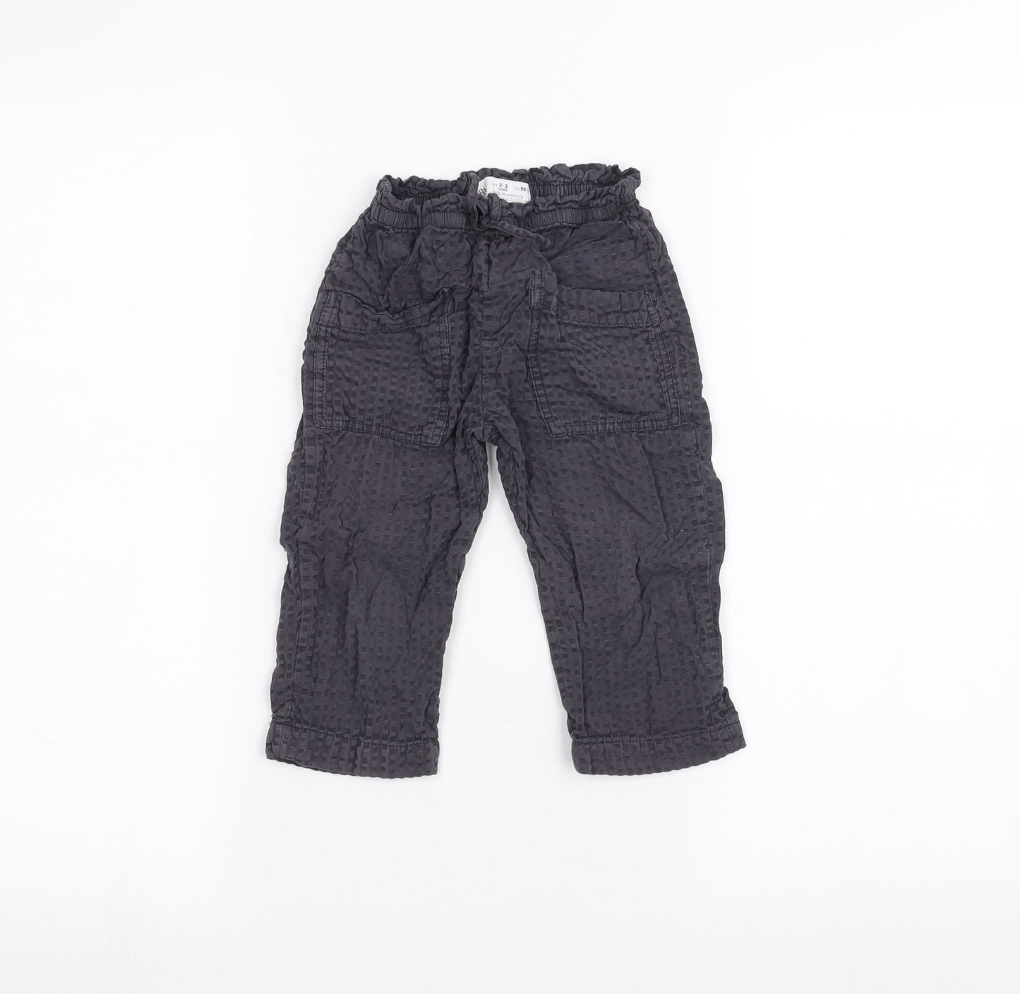 Zara Girls Blue   Sweatpants Trousers Size 2-3 Years