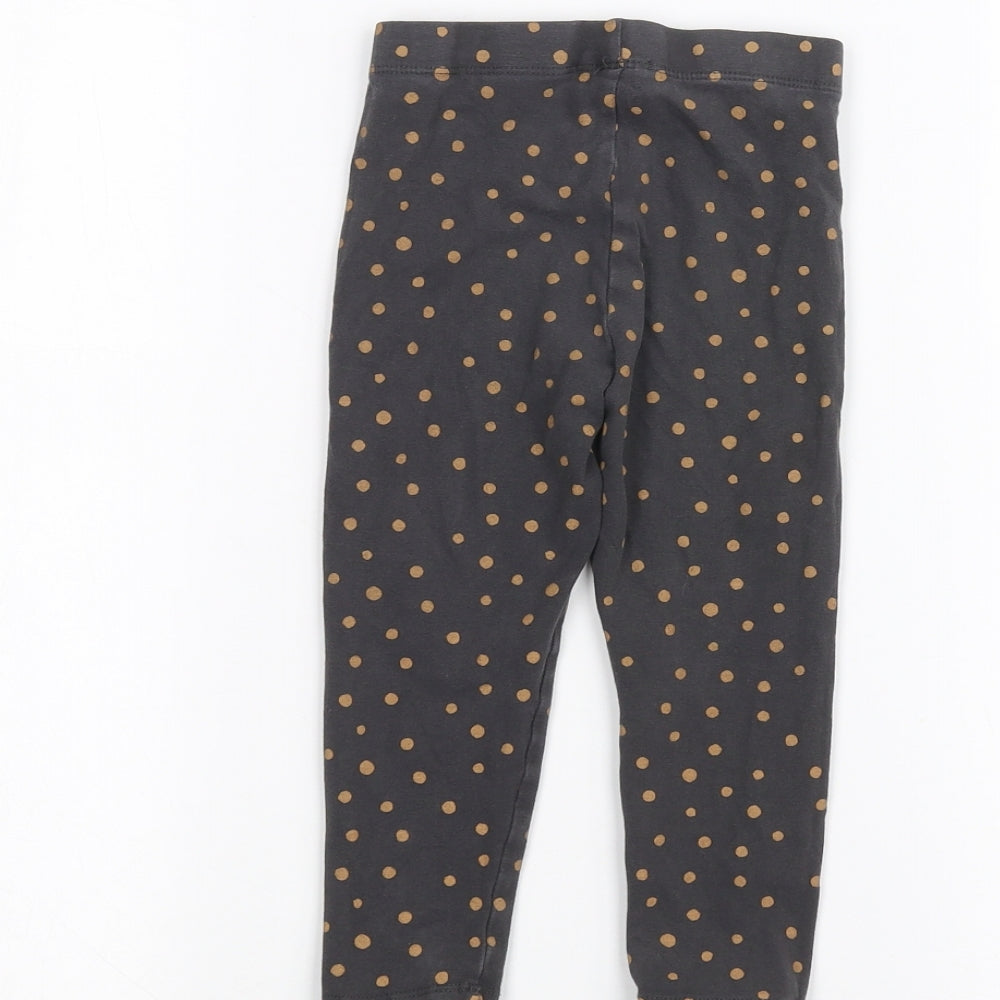 NEXT Girls Black   Sweatpants Trousers Size 2-3 Years