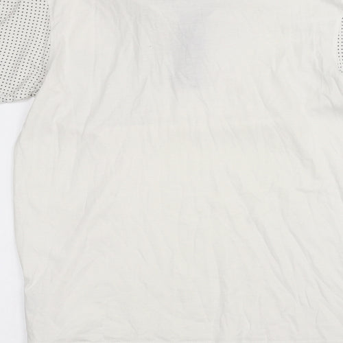 Soul Star Mens White    Polo Size M