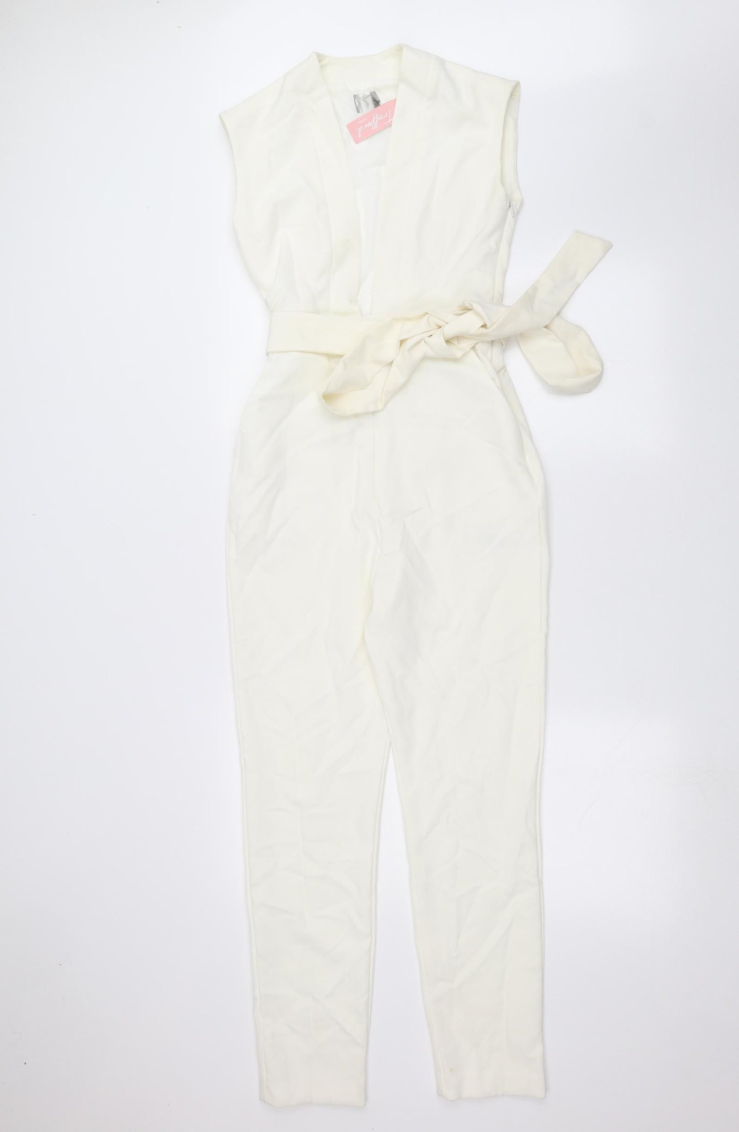 Preworn Womens White   Jumpsuit One-Piece Size 6
