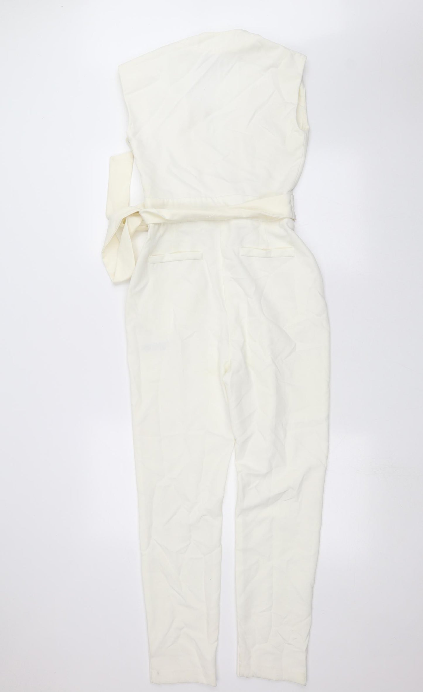 Preworn Womens White   Jumpsuit One-Piece Size 6