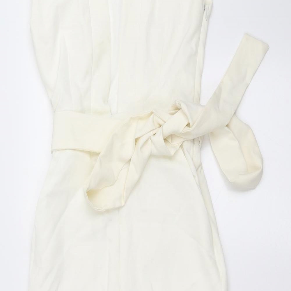 Preworn Womens White   Jumpsuit One-Piece Size 6