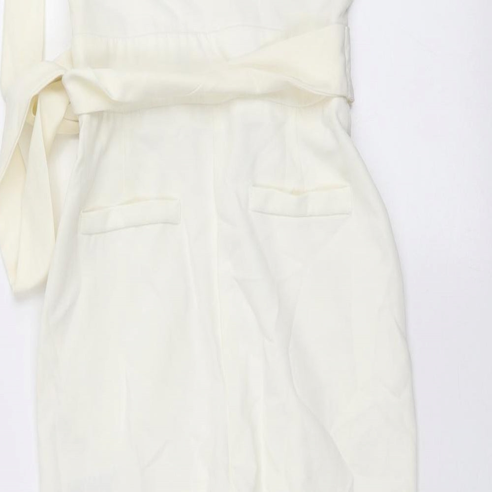 Preworn Womens White   Jumpsuit One-Piece Size 6