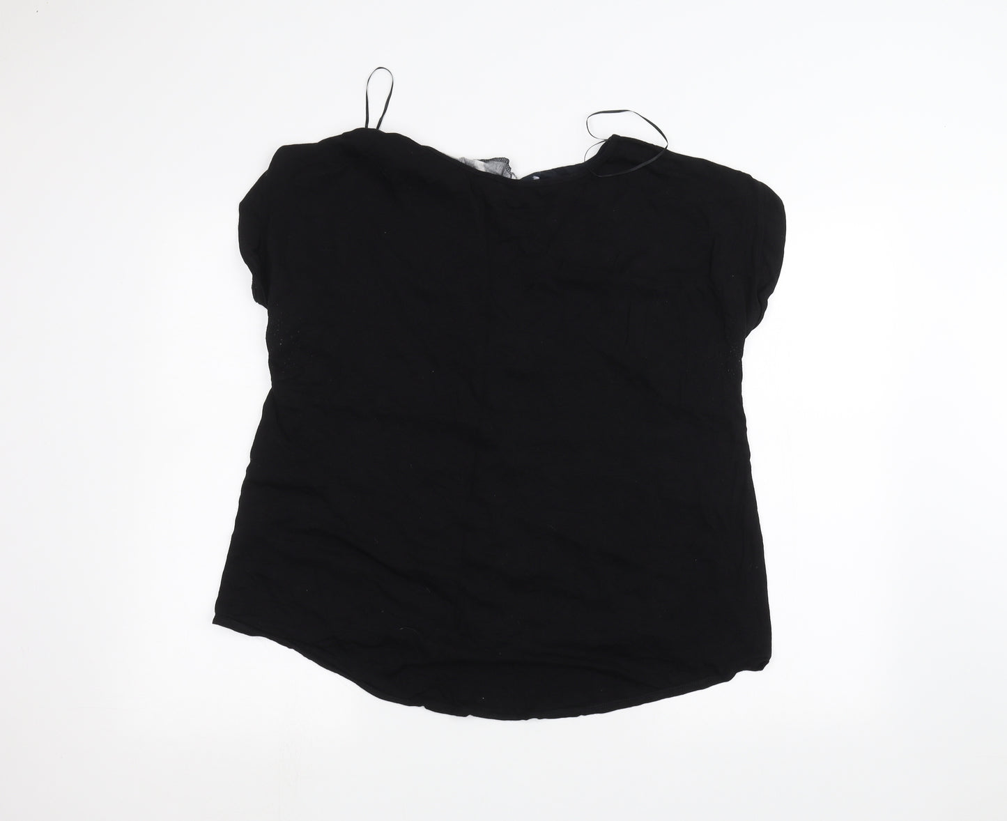 F&F Womens Black   Basic T-Shirt Size 14