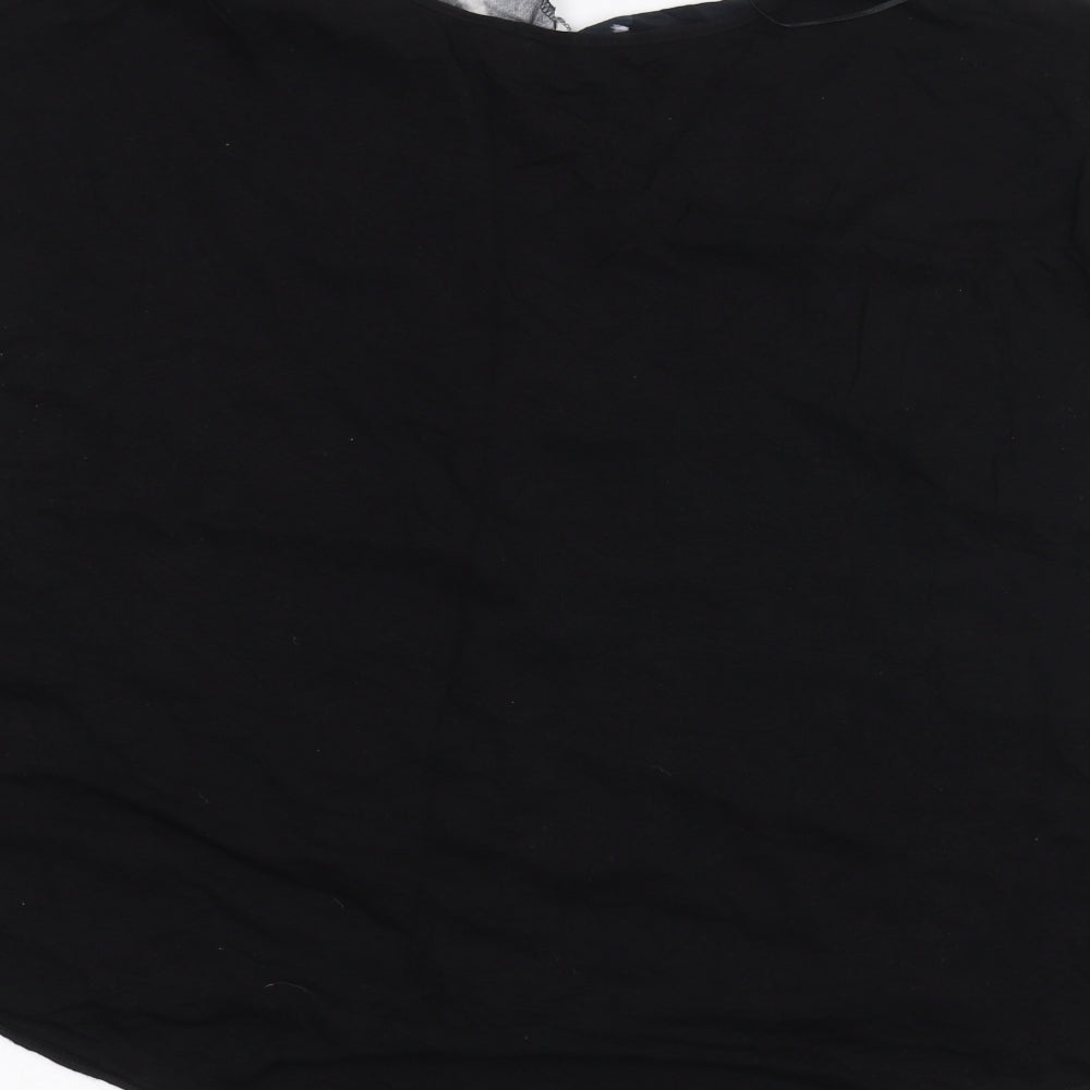 F&F Womens Black   Basic T-Shirt Size 14