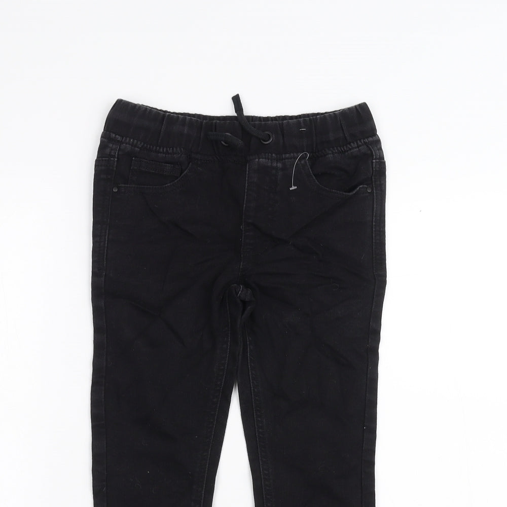 Matalan Boys Black   Skinny Jeans Size 7 Years