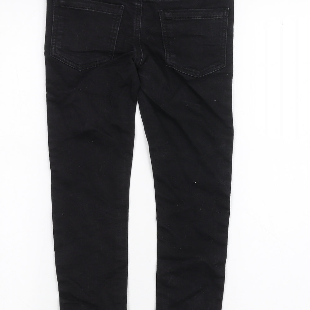 Matalan Boys Black   Skinny Jeans Size 7 Years