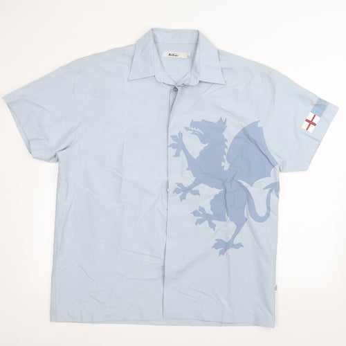 Lee Cooper Mens Blue    Dress Shirt Size L