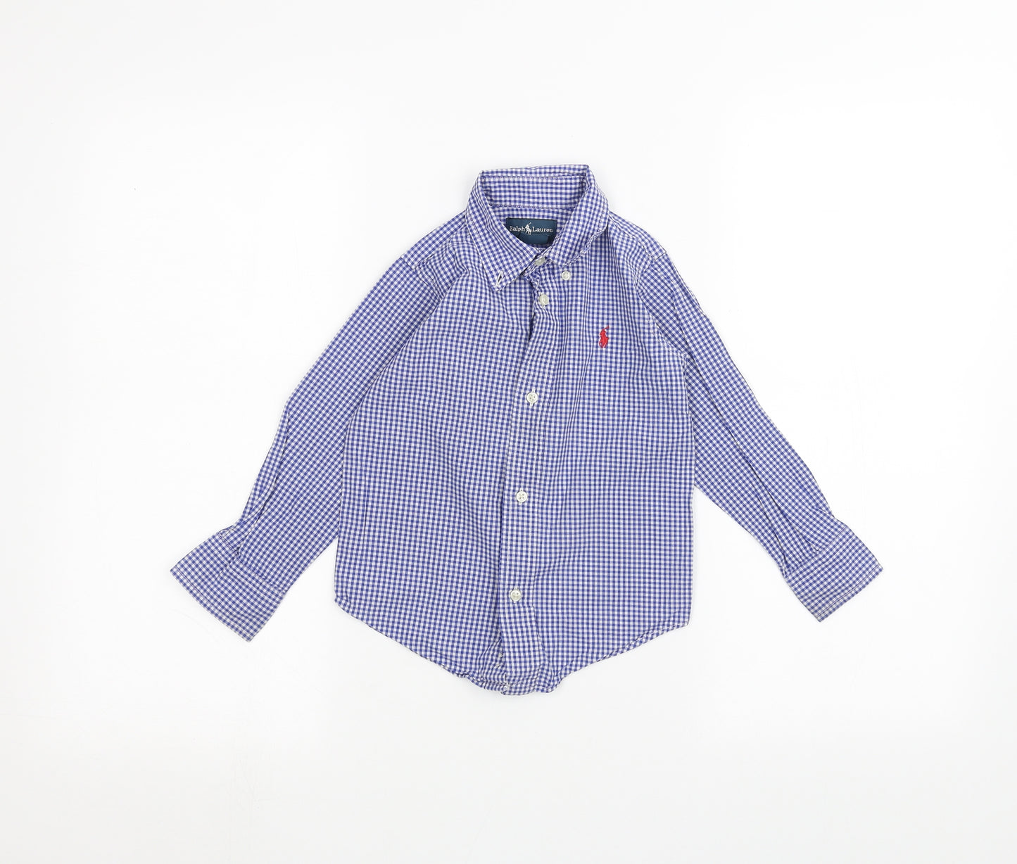 Polo Ralph Lauren Boys Blue   Basic Button-Up Size 3 Years