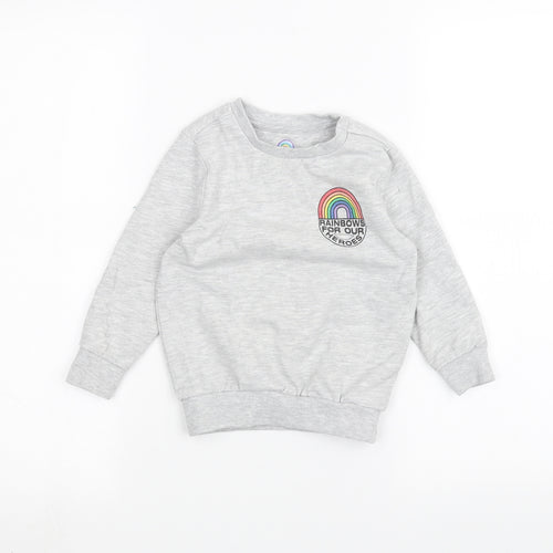 F&F Baby Grey   Pullover Jumper Size 18-24 Months