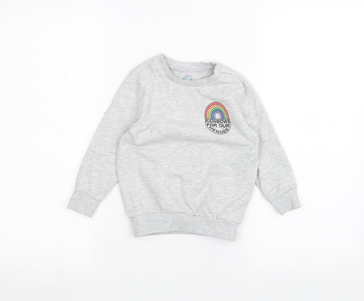 F&F Baby Grey Pullover Jumper Size 18-24 Months