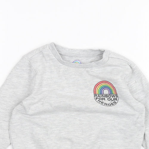 F&F Baby Grey   Pullover Jumper Size 18-24 Months