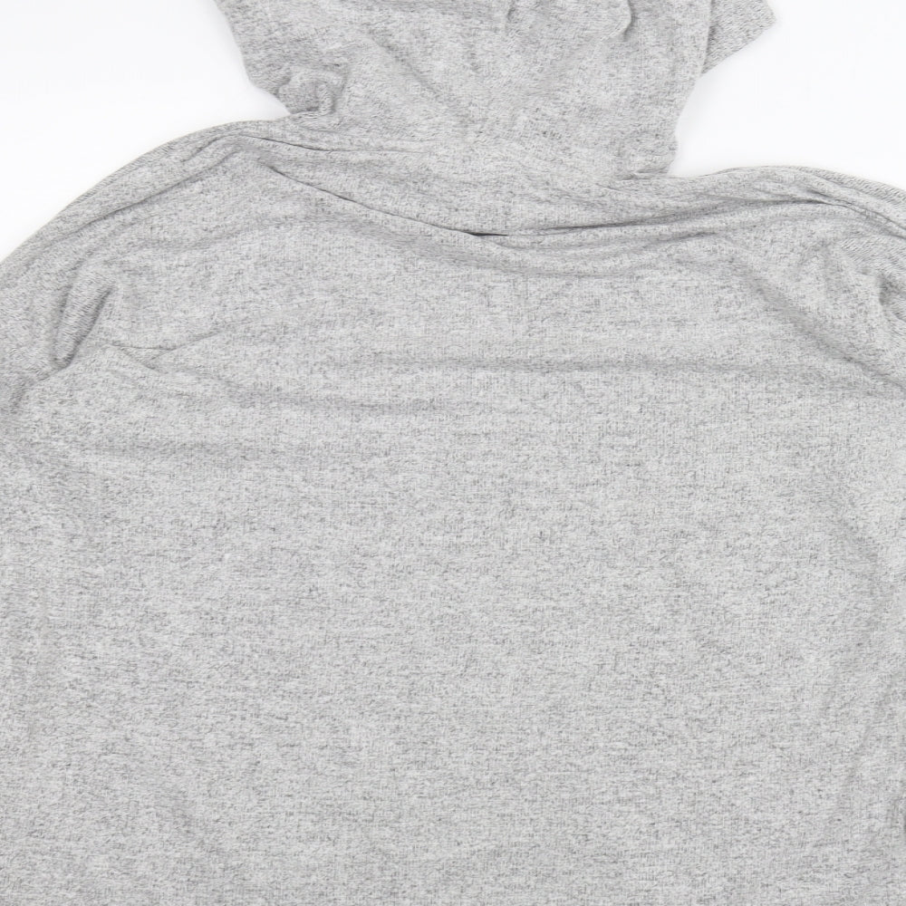 River Island Womens Grey   Pullover Hoodie Size S