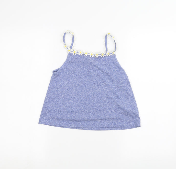 Matalan Girls Blue Basic T-Shirt Size 11 Years
