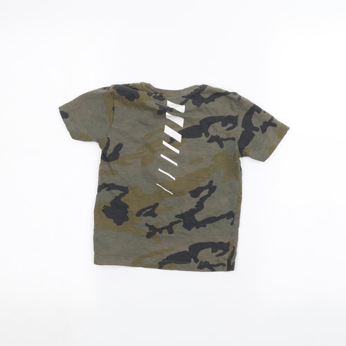 NEXT Boys Green Camouflage  Basic T-Shirt Size 3 Years