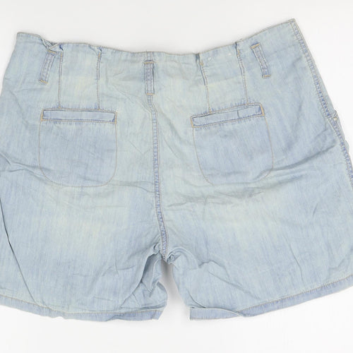 yezyez Womens Blue   Boyfriend Shorts Size 12