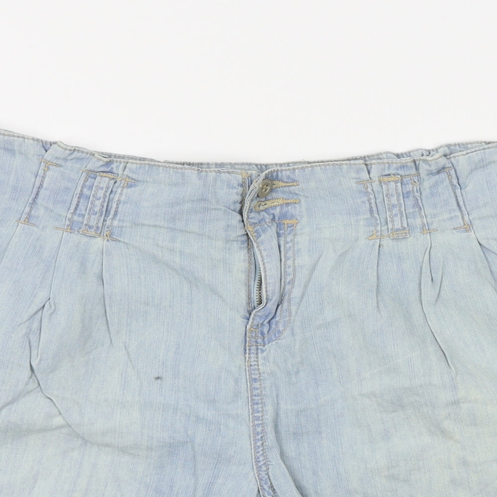yezyez Womens Blue   Boyfriend Shorts Size 12