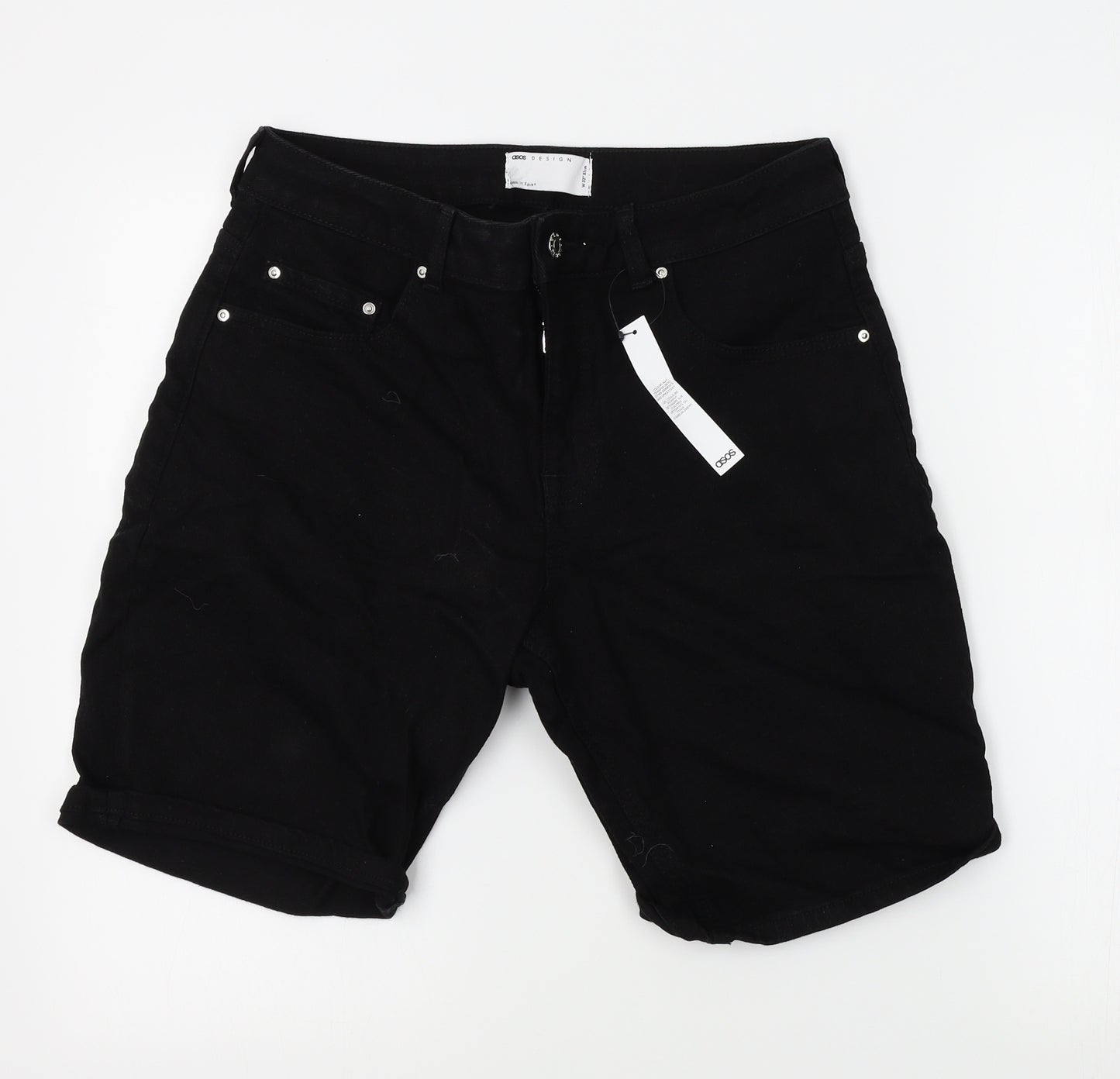 ass Mens Black   Bermuda Shorts Size 32