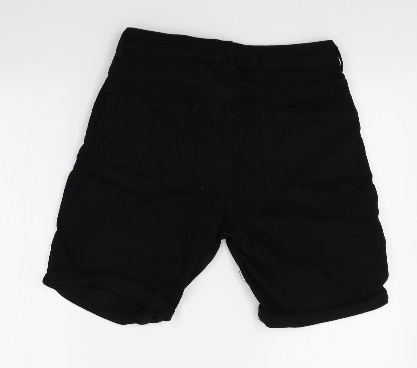 ass Mens Black   Bermuda Shorts Size 32