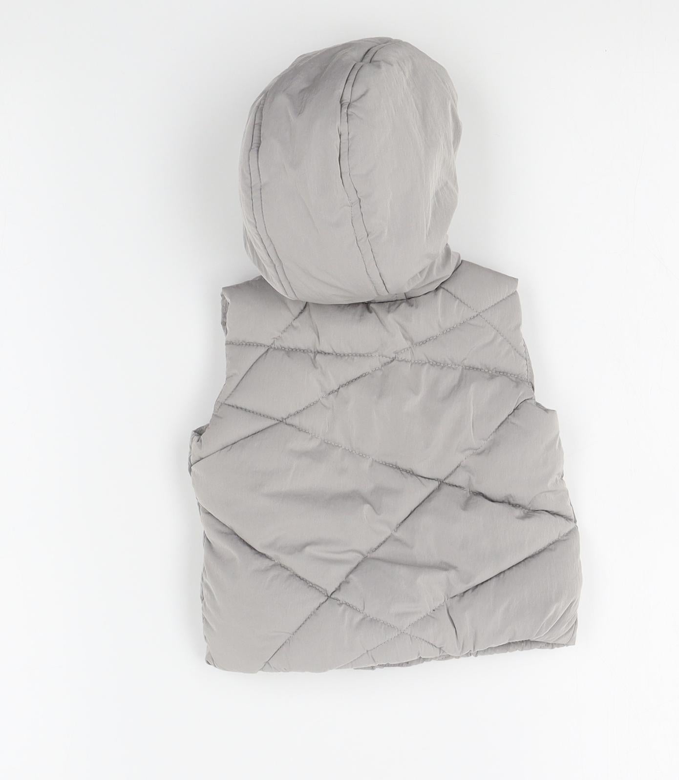 F&F Baby Grey   Gilet Coat Size 3-6 Months