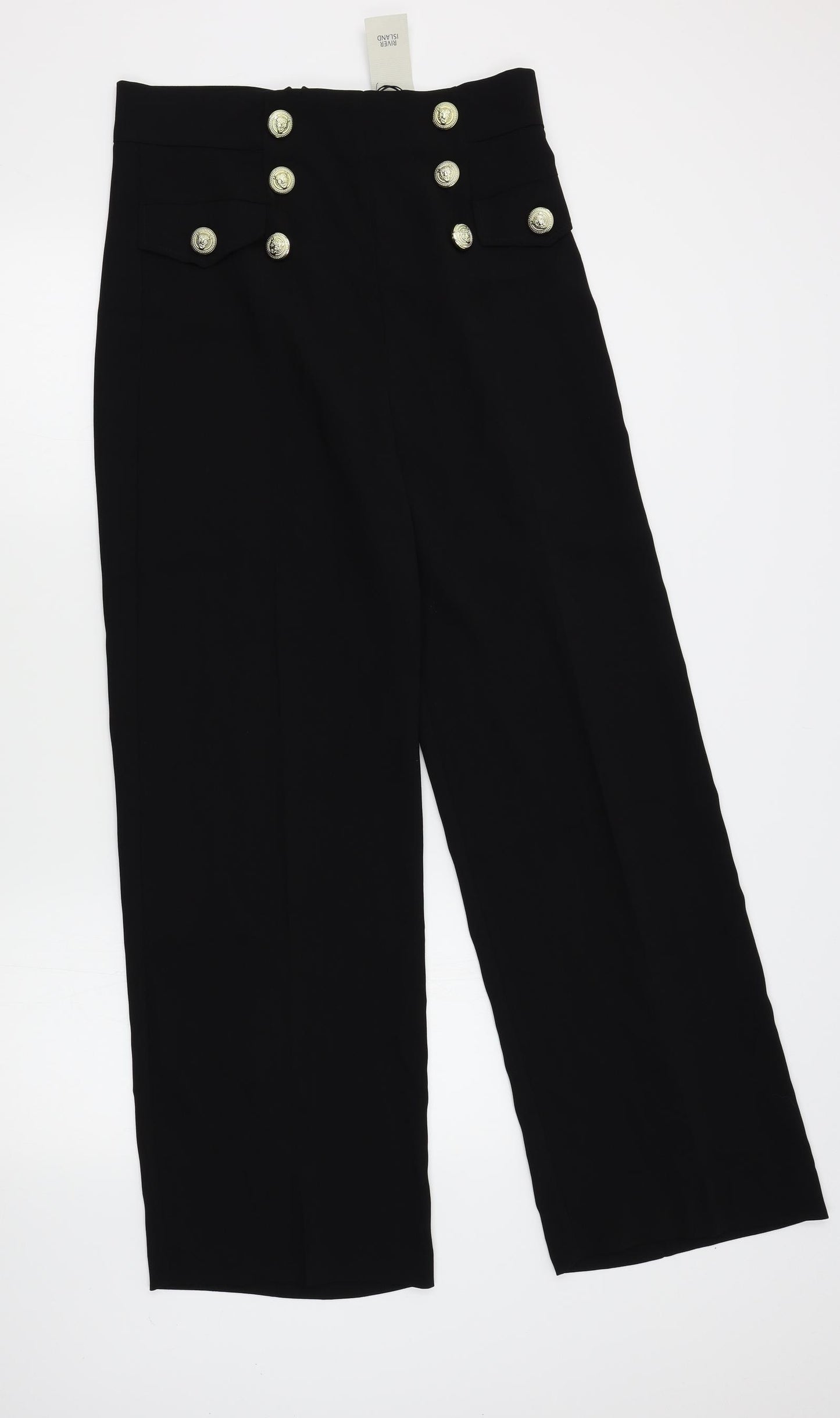River Island Womens Black   Trousers  Size 14 L28 in
