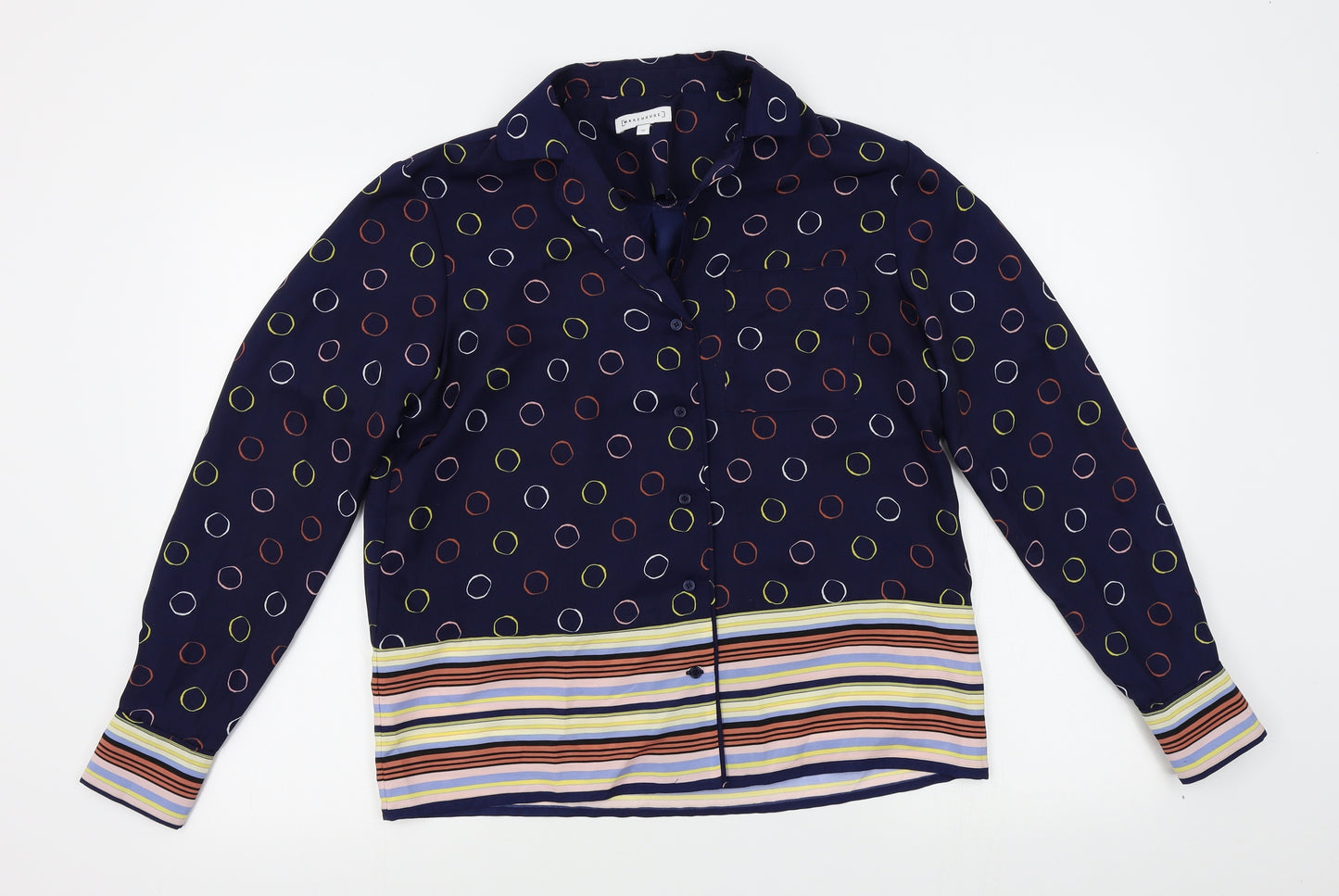Warehouse Womens Blue   Cardigan Jumper Size 10