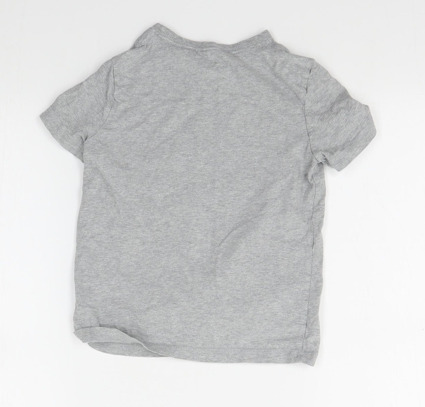 F&F Boys Grey   Basic T-Shirt Size 6-7 Years