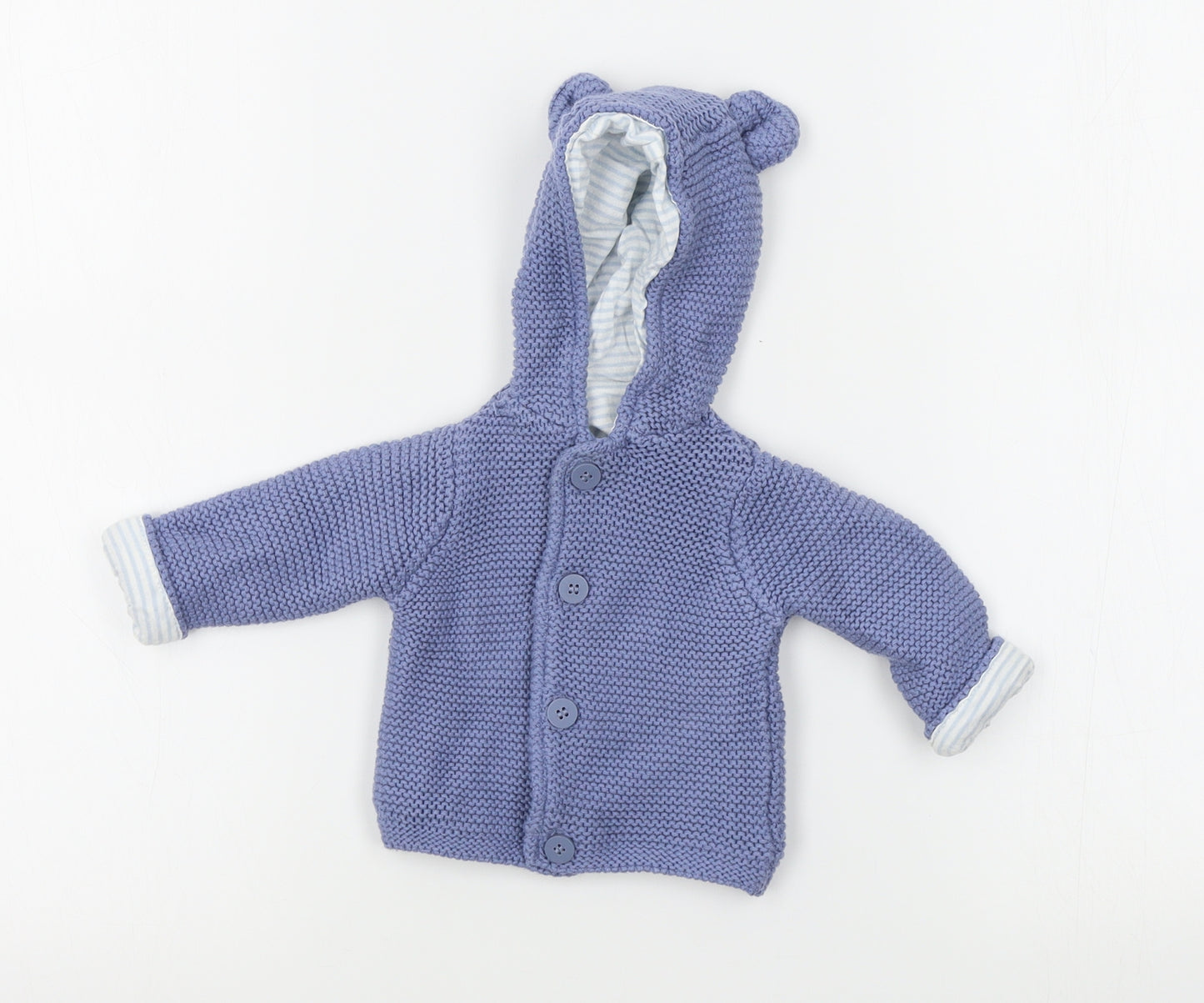 Mothercare Baby Blue   Pullover Jumper Size 0-3 Months