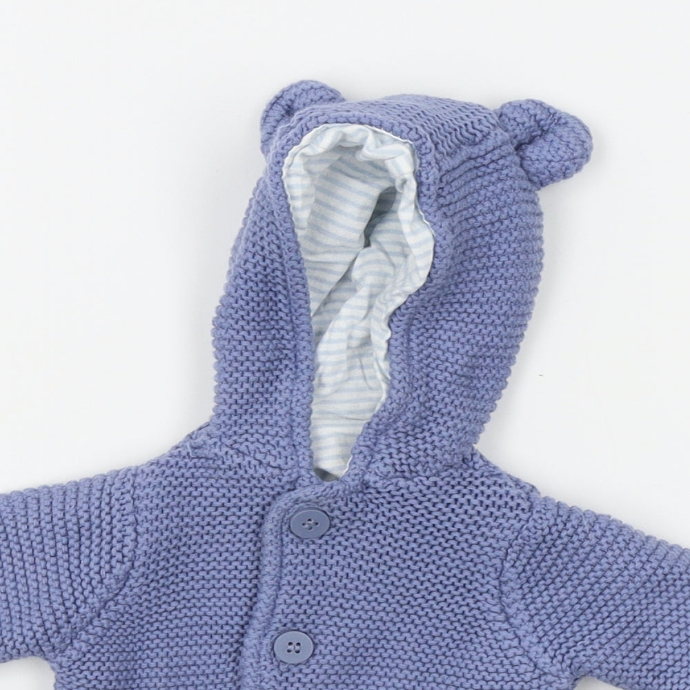 Mothercare Baby Blue   Pullover Jumper Size 0-3 Months