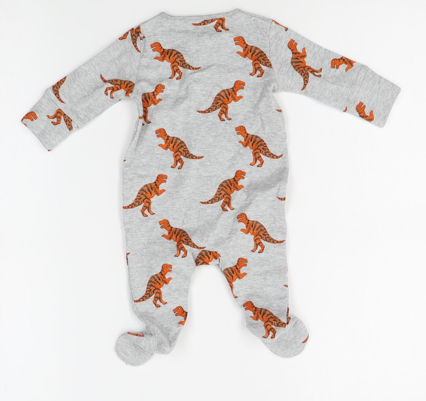 NEXT Baby Grey Animal Print  Babygrow One-Piece Size 0-3 Months