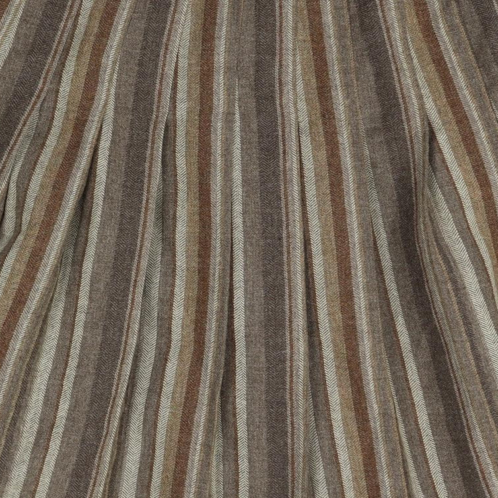 EWM Womens Brown Striped  Pleated Skirt Size 20