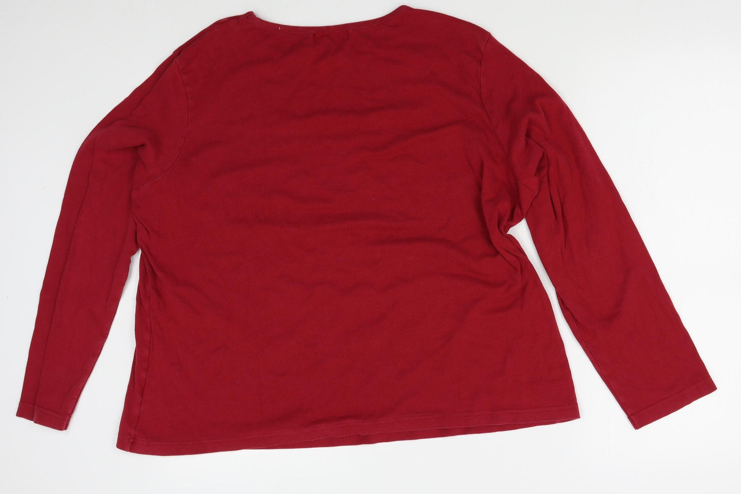 Bonmarche Womens Red   Pullover Jumper Size XL