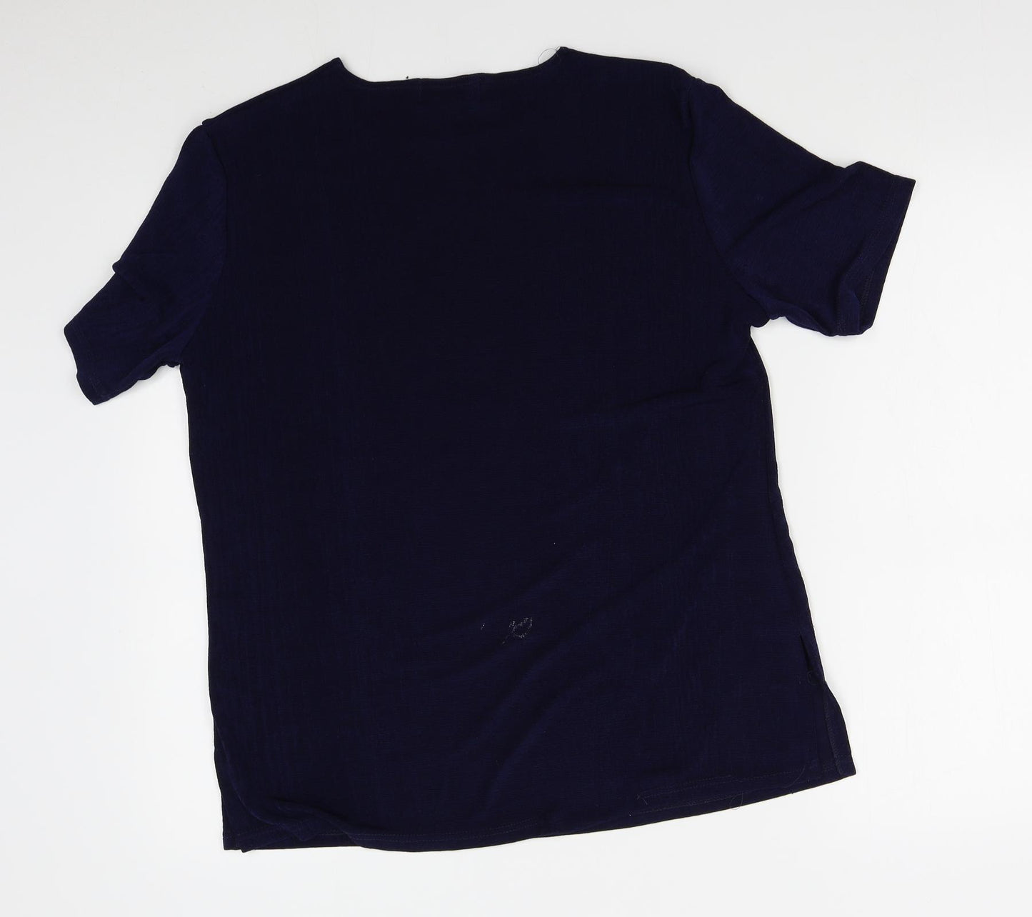 Reflections Womens Blue   Basic T-Shirt Size L