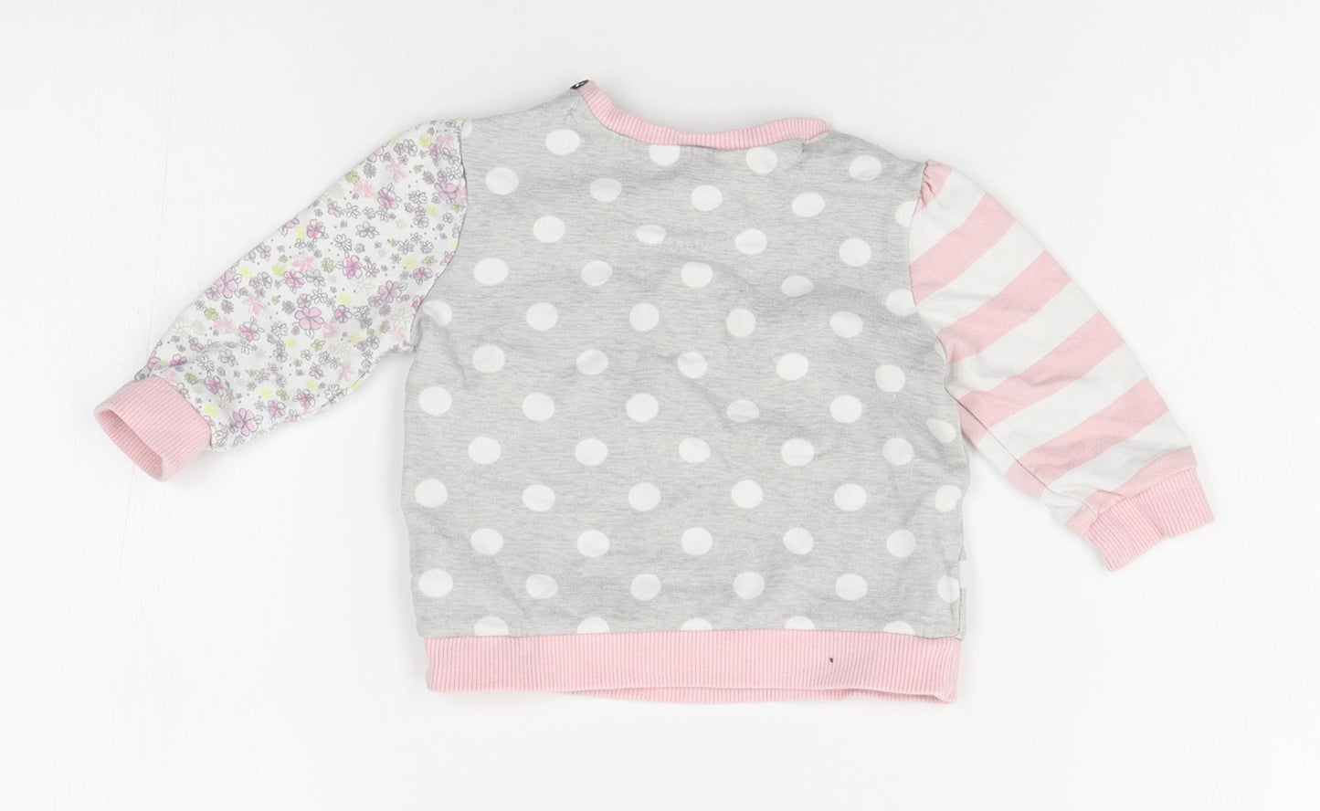 F&F Girls Pink   Pullover Jumper Size 3-6 Months
