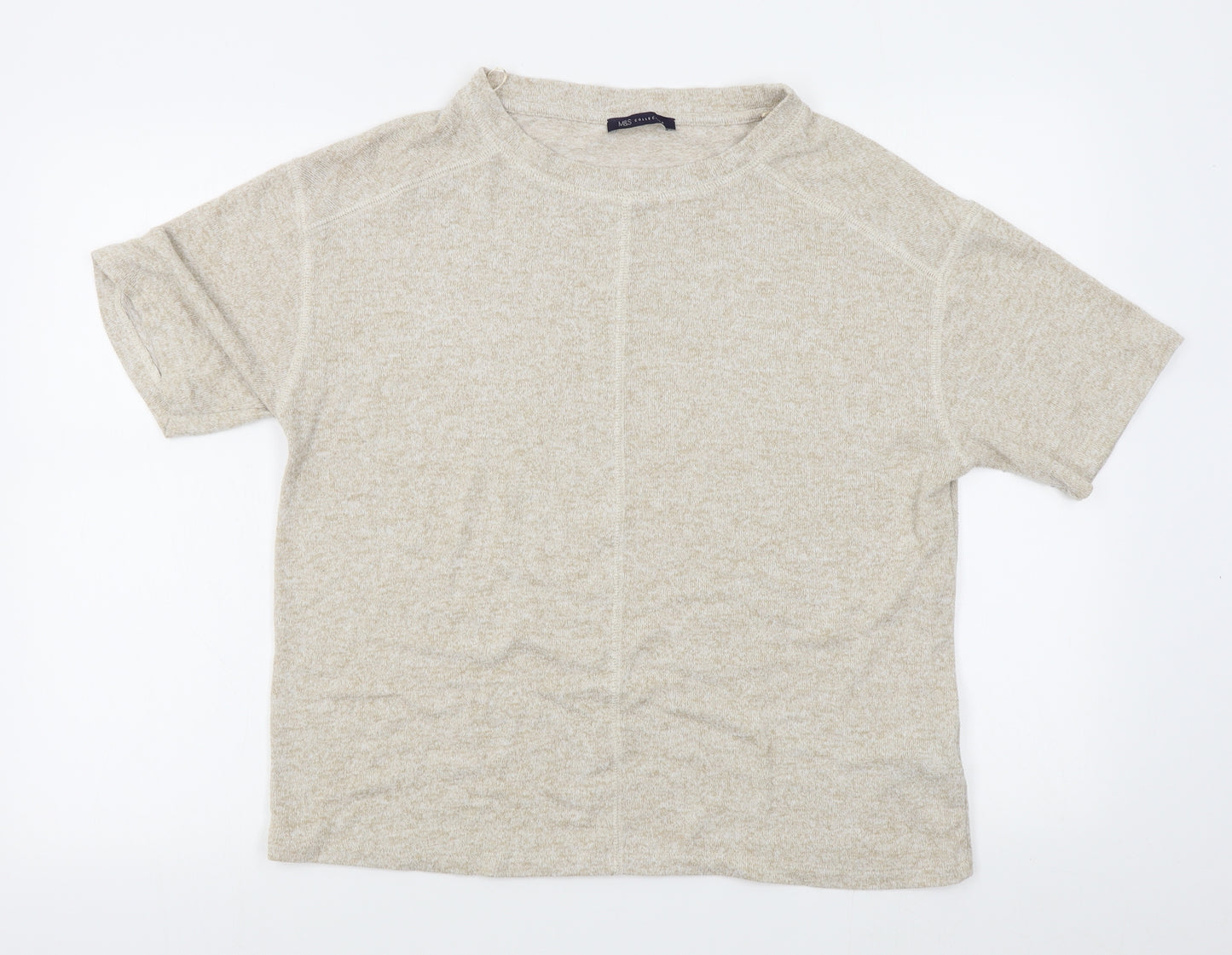 M&S Womens Beige   Pullover Jumper Size 12