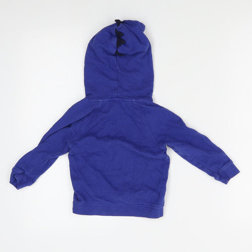 Matalan Boys Blue   Pullover Hoodie Size 2-3 Years