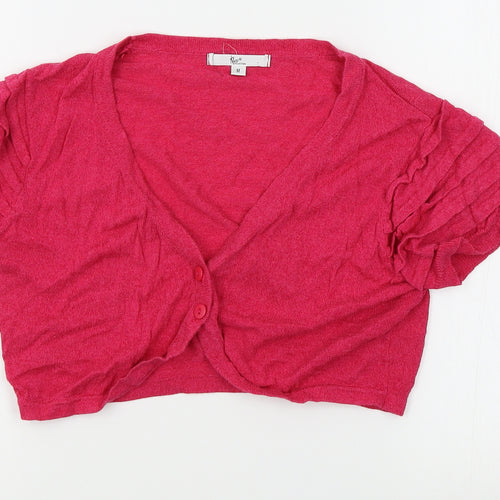 klass collection Womens Pink   Cardigan Jumper Size M  - cropped