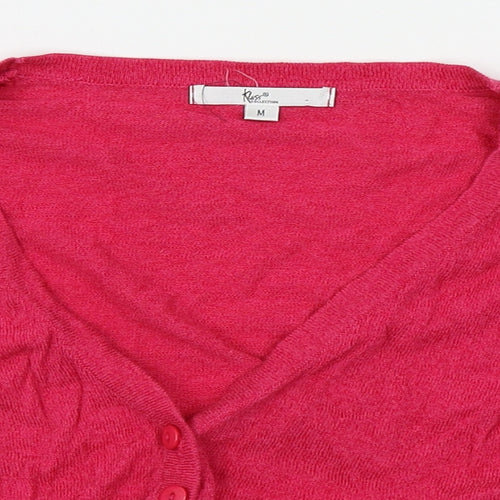 klass collection Womens Pink   Cardigan Jumper Size M  - cropped